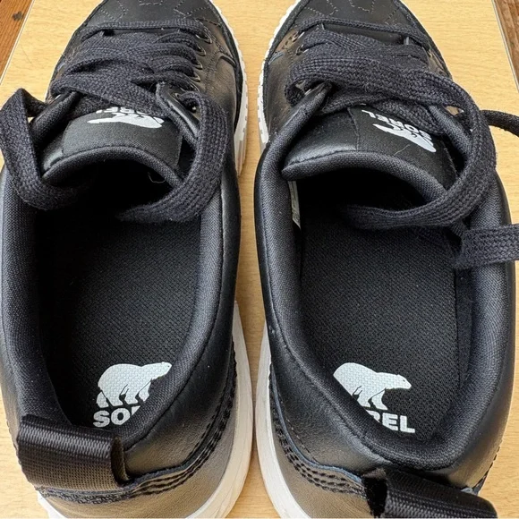 Sorel Black and White Women's Sneakers - Picture 8 of 14